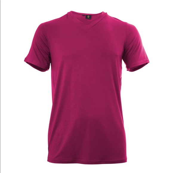 KING NEW YORK, V-NECK T-SHIRT, PINK - Picture 13 of 16